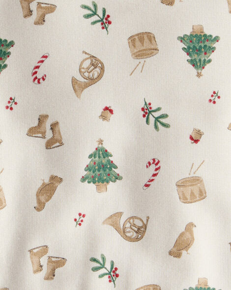 CARTERS BEBE NIÑO PIJAMA CHRISTMAS CREAM