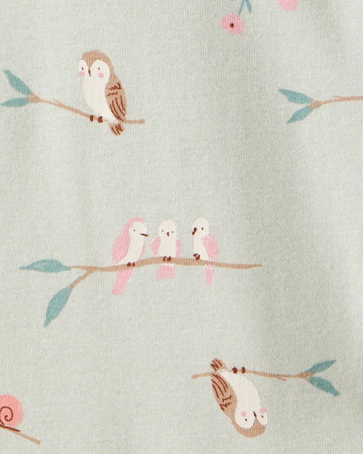 CARTERS BEBE NIÑA BODY OWL STRIPE FLORAL 5PCS