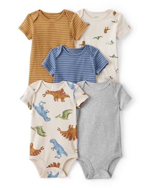 CARTERS BEBE NIÑO BODY CONSTRUCTION STRIPE 5PCS
