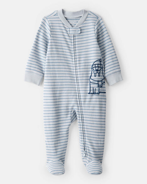 CARTERS BEBE NIÑO PIJAMA BLUE