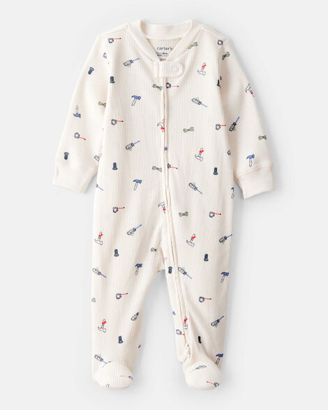 CARTERS BEBE NIÑO PIJAMA IVORY