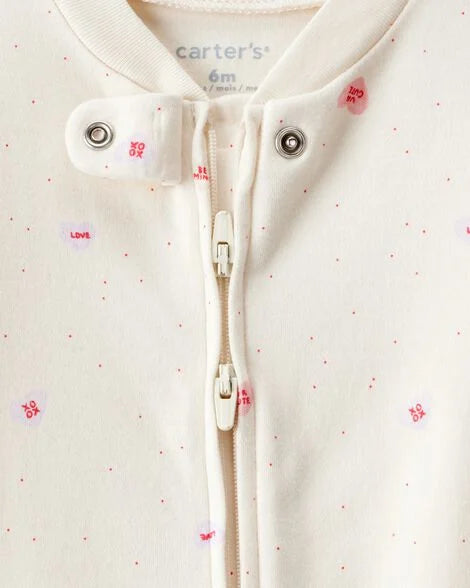 CARTERS BEBE NIÑA PIJAMA IVORY