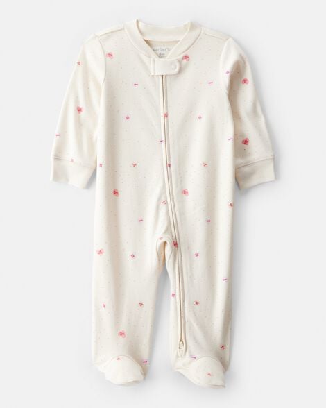 CARTERS BEBE NIÑA PIJAMA IVORY