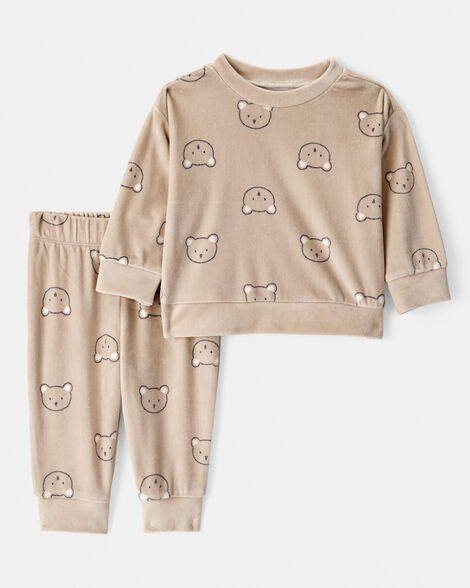 CARTERS BEBE NIÑO CONJ. DE PANTALON KHAKI