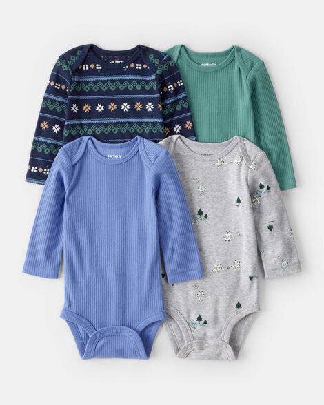 CARTERS BEBE NIÑO BODY SURTIDOS 4PCS