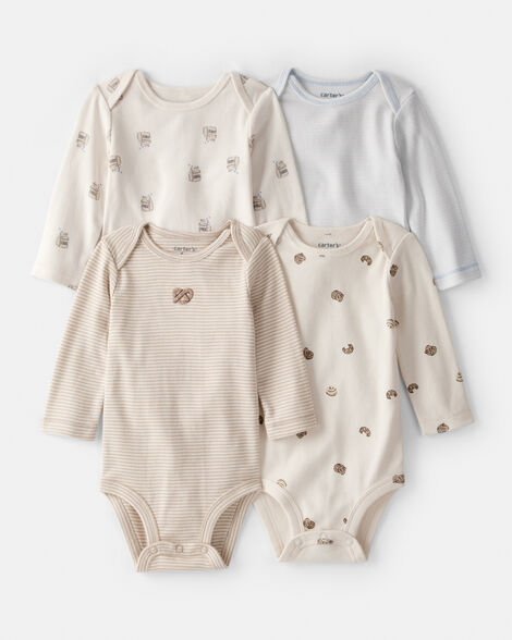 CARTERS BEBE NIÑO BODY SURTIDOS 4PCS