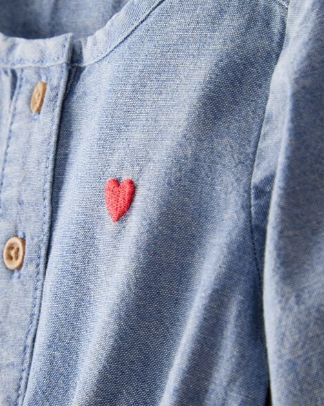 CARTERS BEBE NIÑA JUMPSUIT BLUE