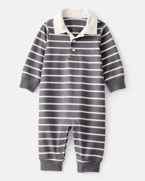 CARTERS BEBE NIÑO JUMPSUIT GRAY