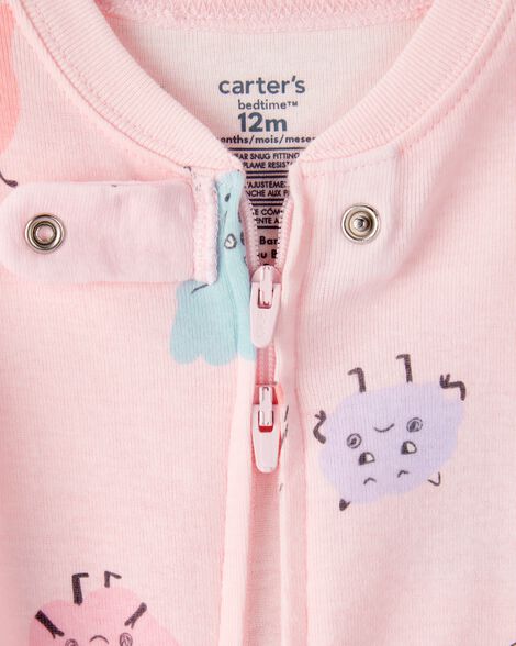 CARTERS BEBE NIÑA PIJAMA COTTON PRINT