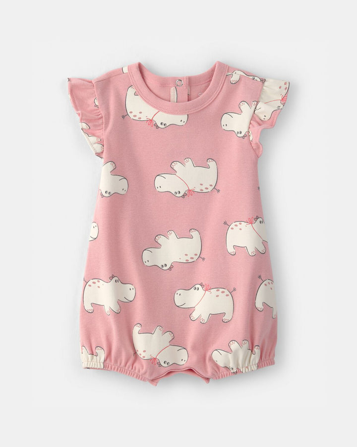 CARTERS BEBE NIÑA ROMPER SNAP UP