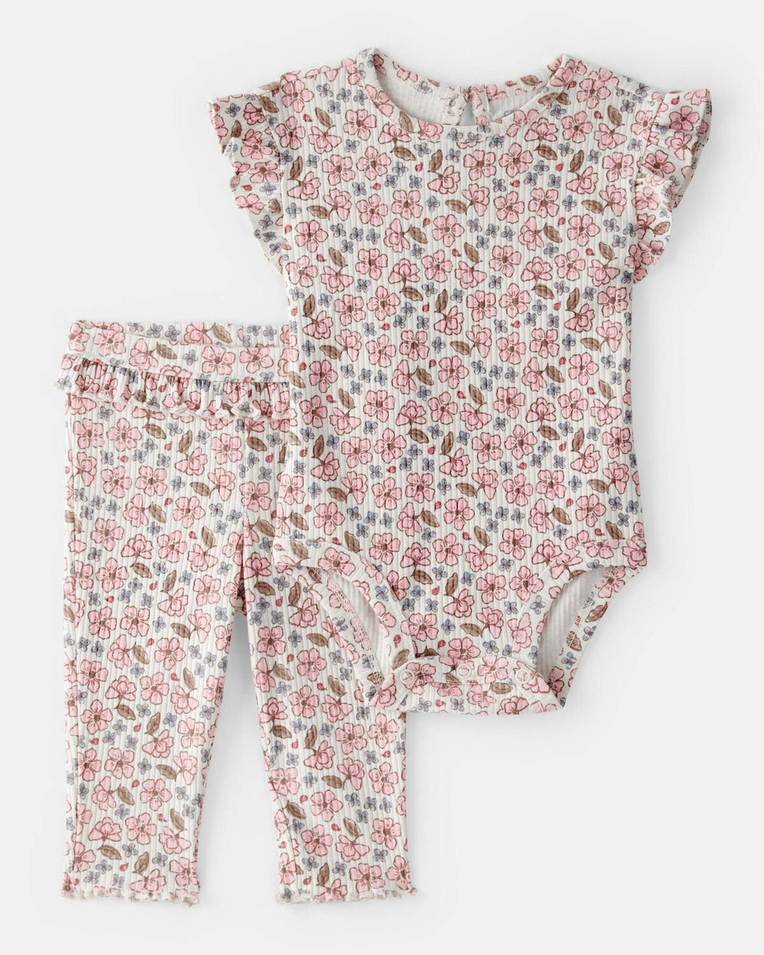 CARTERS BEBE NIÑA CONJ. DE PANTALON PRT