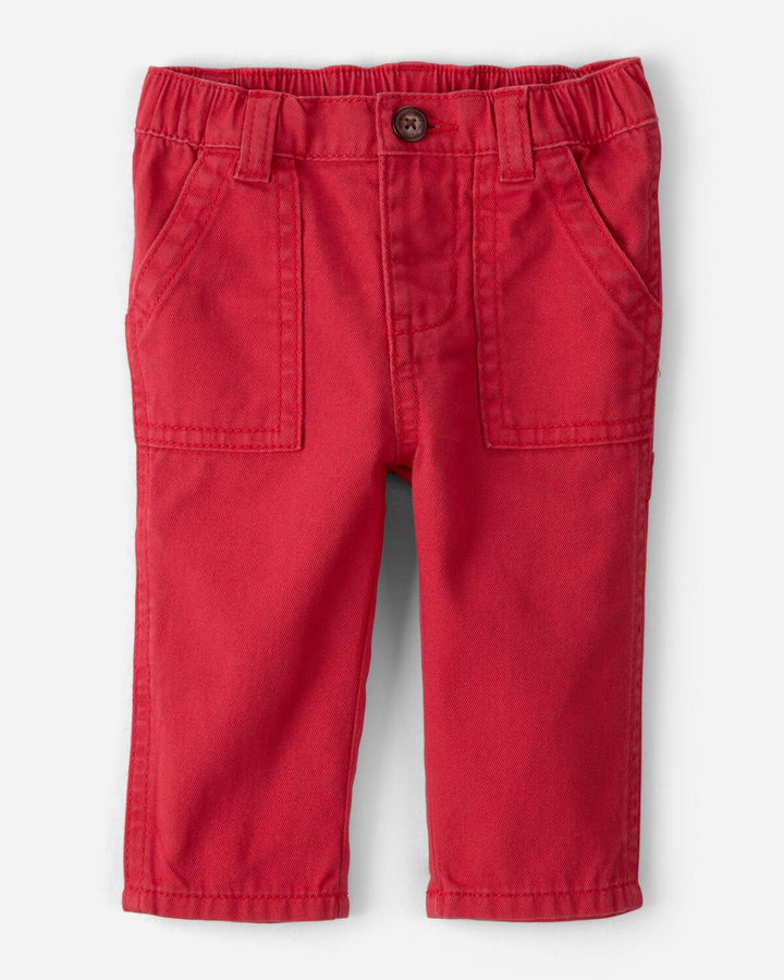 OSHKOSH BEBE NIÑO PANTALON TWILL