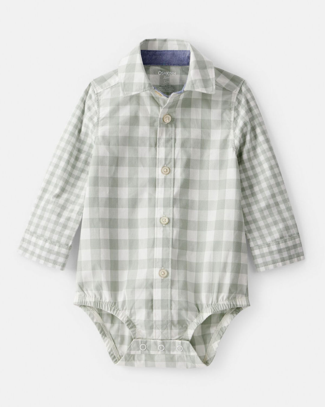 OSHKOSH BEBE NIÑO CAMISA PLAID