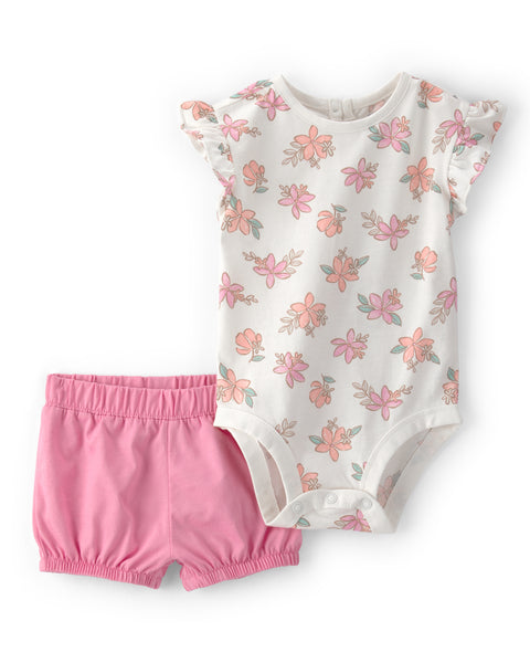 Carters Conjunto De Short para Bebé Niña