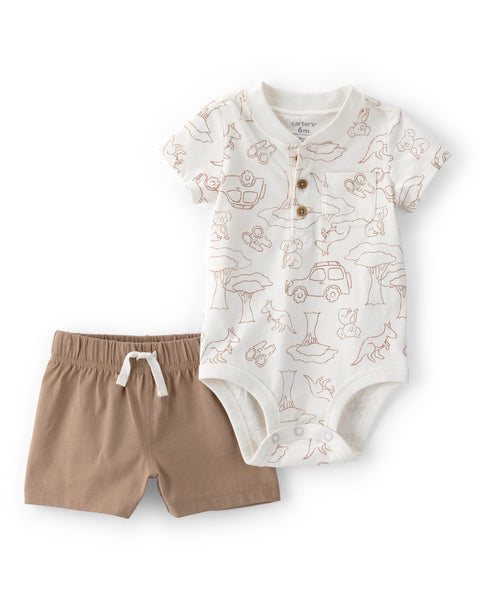 Carters Conjunto De Short para Bebé Niño