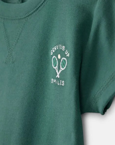 CARTERS BEBE NIÑO ROMPER SNAP UP