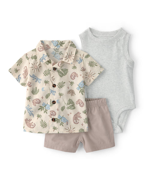 Carters Conjunto De Short Prt para Bebé Niño