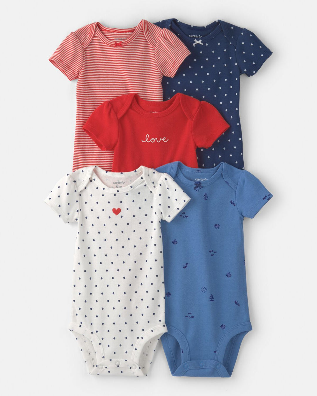 CARTERS BEBE NIÑA BODY ASST