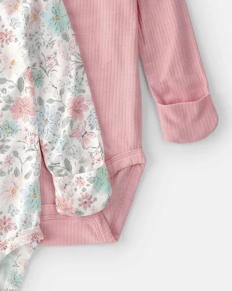 CARTERS BEBE NIÑA BODY ASST 2PCS