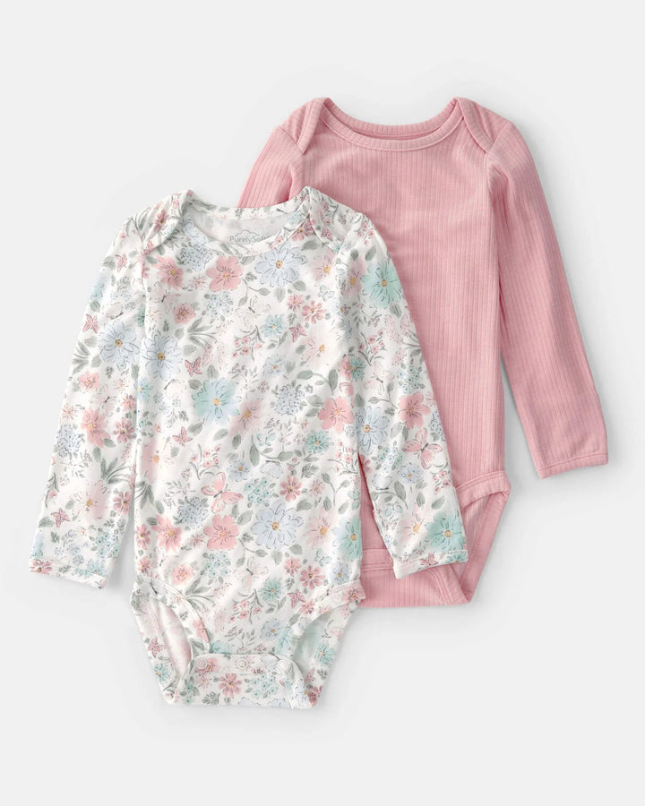 CARTERS BEBE NIÑA BODY ASST 2PCS