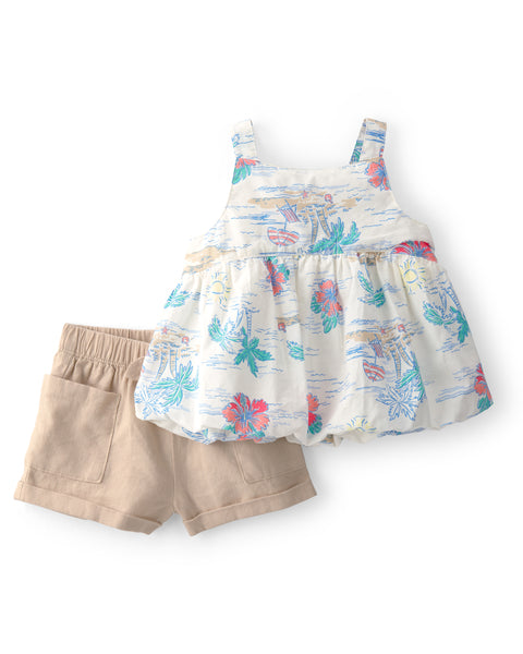Carters Conjunto De Short Prt para Bebé Niña
