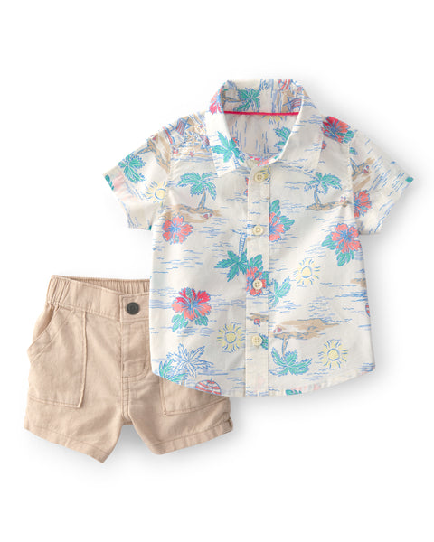 Carters Conjunto De Short Prt para Bebé Niño