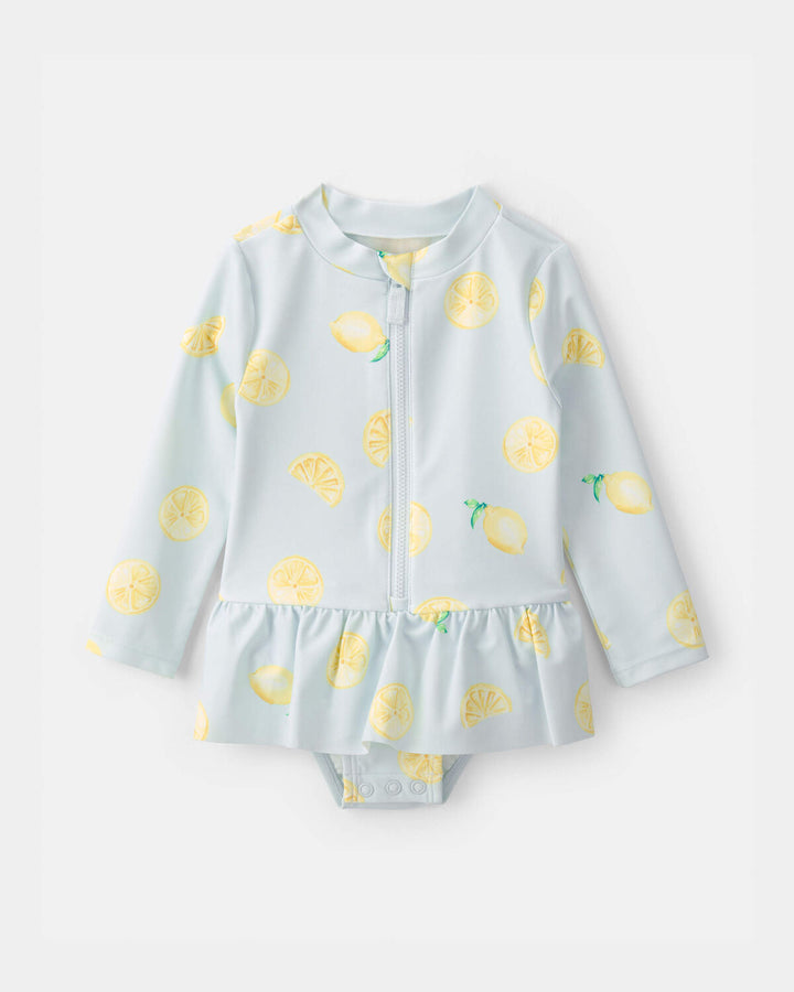 CARTERS BEBE NIÑA VESTIDO DE BAÑO RASHGUARD ASST 2PCS