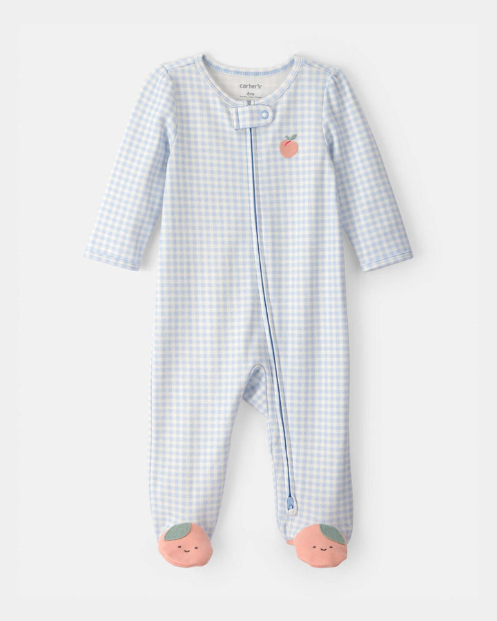 CARTERS BEBE NIÑA PIJAMA INTERLOCK SNP