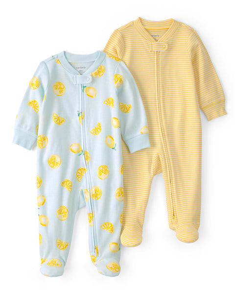 Carters Pijama Snp Asst 2pcs para Bebé Niña
