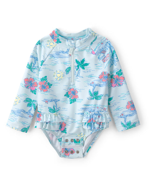 Carters Vestido de Baño Rashguard Prt para Bebé Niña