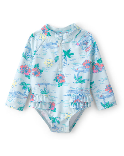 Carters Vestido de Baño Rashguard Prt para Bebé Niña