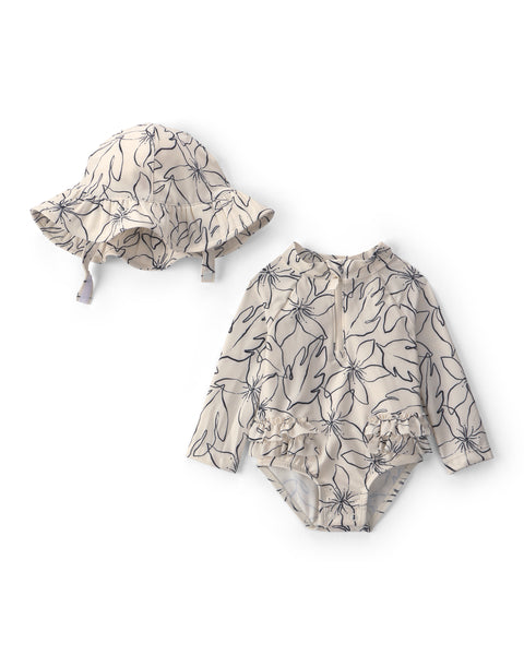 Carters Vestido de Baño Incluye Sombrero para Bebé Niña