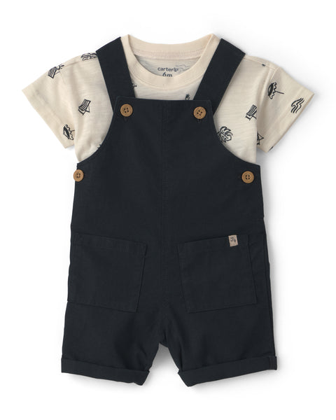 Carters Overol Black para Bebé Niño
