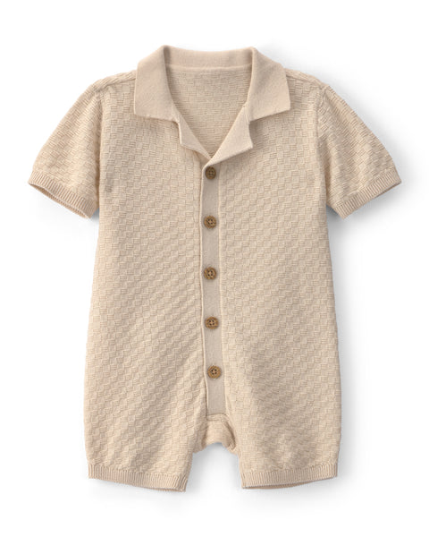 Carters Romper Tan para Bebé Niño