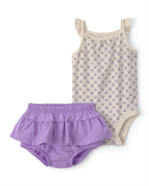 Carters Conjunto De Falda Purple para Bebé Niña