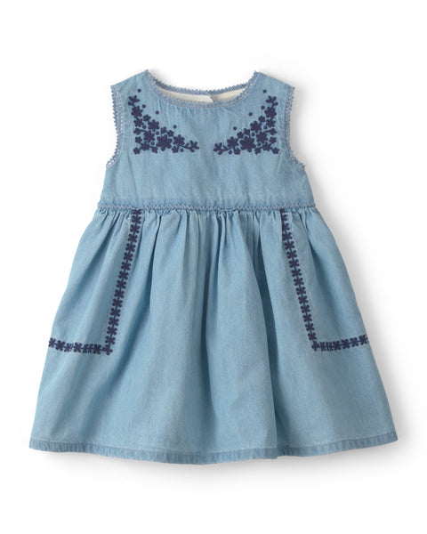 OSHKOSH BEBE NIÑA VESTIDO DENIM