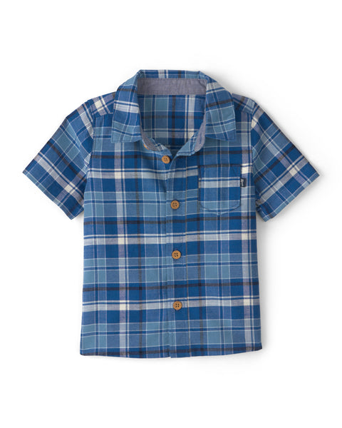 OSHKOSH BEBE NIÑO CAMISA WOVEN PLAID