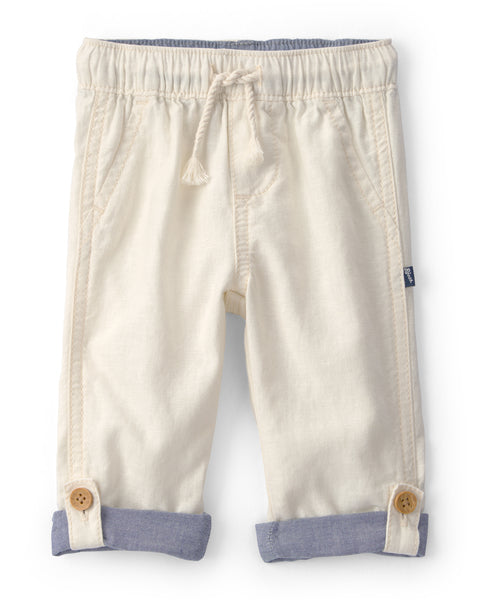 OSHKOSH BEBE NIÑO PANTALON FAUX LINEN