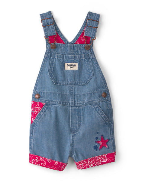 OSHKOSH BEBE NIÑA OVEROL DENIM