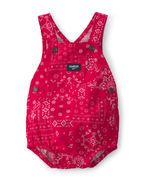 OSHKOSH BEBE NIÑO OVEROL RED