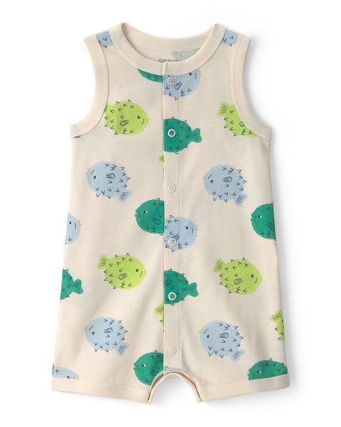 Carters Overol Ivory para Bebé Niño