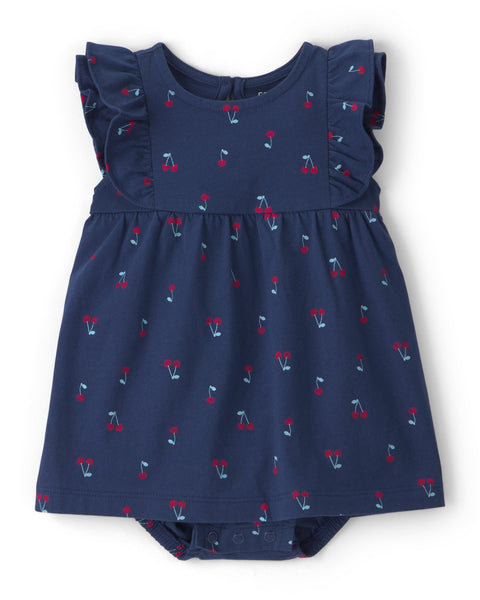 Carters Vestido Sunsuit Blue para Bebé Niña