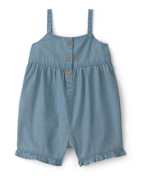 Carters Romper Denim para Bebé Niña