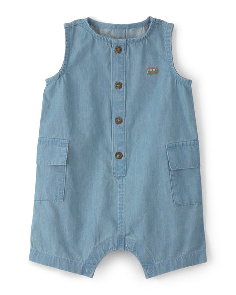 Carters Romper Denim para Bebé Niño