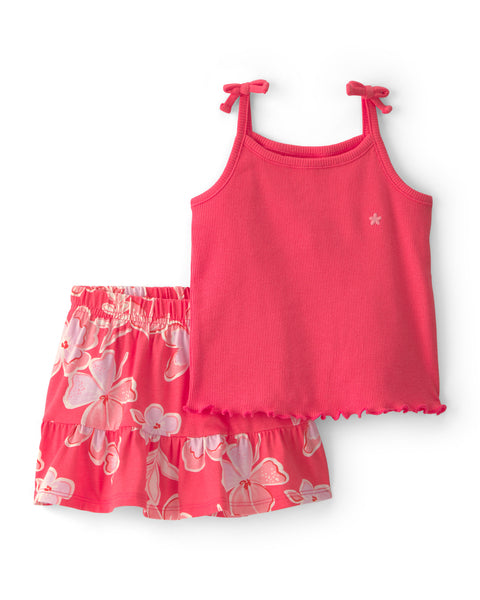 Carters Conjunto De Falda Salmon para Bebé Niña
