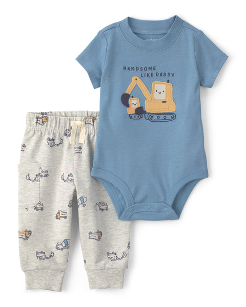 Carters Conjunto De Pantalon Blue para Bebé Niño