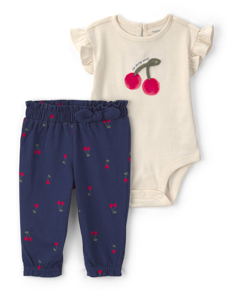 Carters Conjunto De Pantalon Blue para Bebé Niña