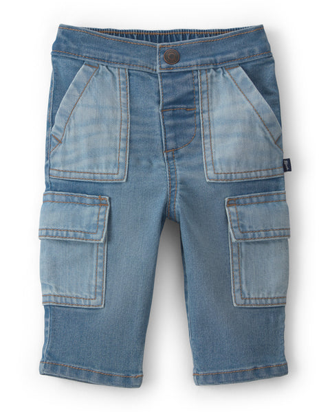 OSHKOSH BEBE NIÑO PANTALON CARGO DENIM
