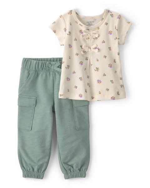 Carters Conjunto De Pantalon Asst para Bebé Niña