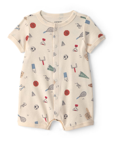 Carters Overol Ivory para Bebé Niño